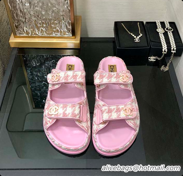Popular Style Chanel Slipper Light Pink 6080414