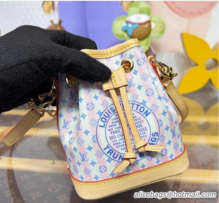 Buy Discount Louis Vuitton Nano Noé LV Stamp M29029 Blue 2026