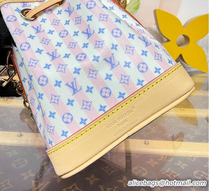 Buy Discount Louis Vuitton Nano Noé LV Stamp M29029 Blue 2026