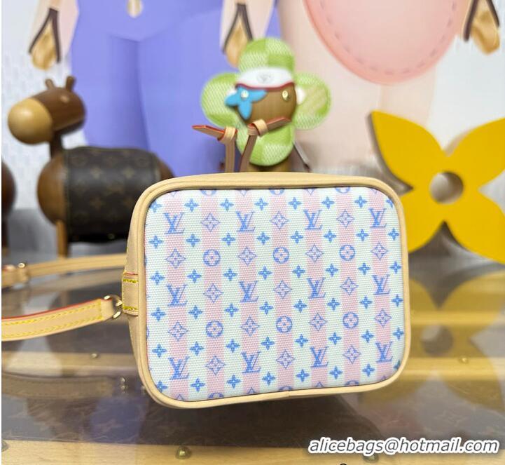 Buy Discount Louis Vuitton Nano Noé LV Stamp M29029 Blue 2026