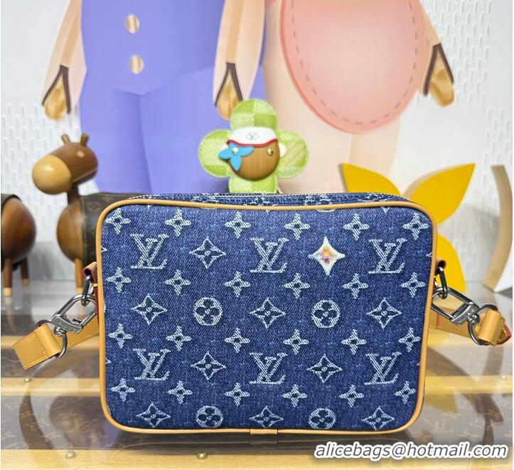 Best Product Louis Vuitton Nil Monogram Flowers Denim M27095 Blue 2026