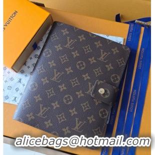 High Quality Louis Vuitton Monogram Canvas Large Ring Agenda Cover R20107 2026