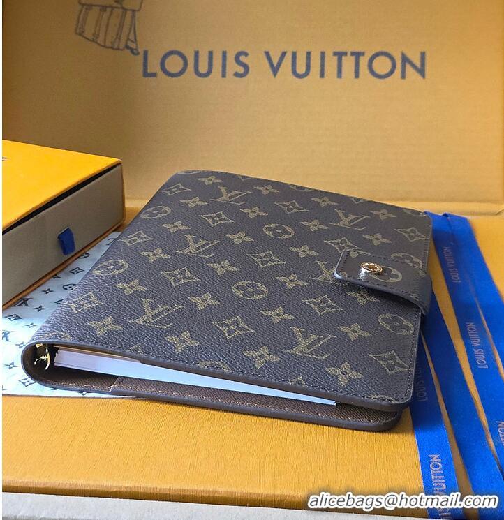 High Quality Louis Vuitton Monogram Canvas Large Ring Agenda Cover R20107 2026