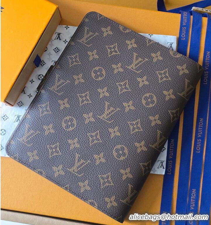 High Quality Louis Vuitton Monogram Canvas Large Ring Agenda Cover R20107 2026