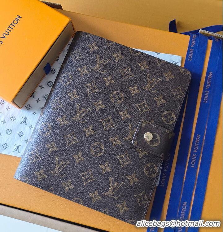 High Quality Louis Vuitton Monogram Canvas Large Ring Agenda Cover R20107 2026