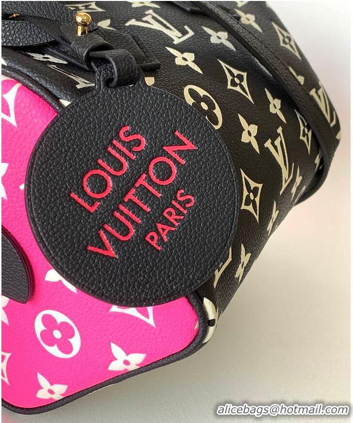 Top Grade Louis Vuitton Speedy Bandouliere 20 M27096 Black/White/Pink 2026
