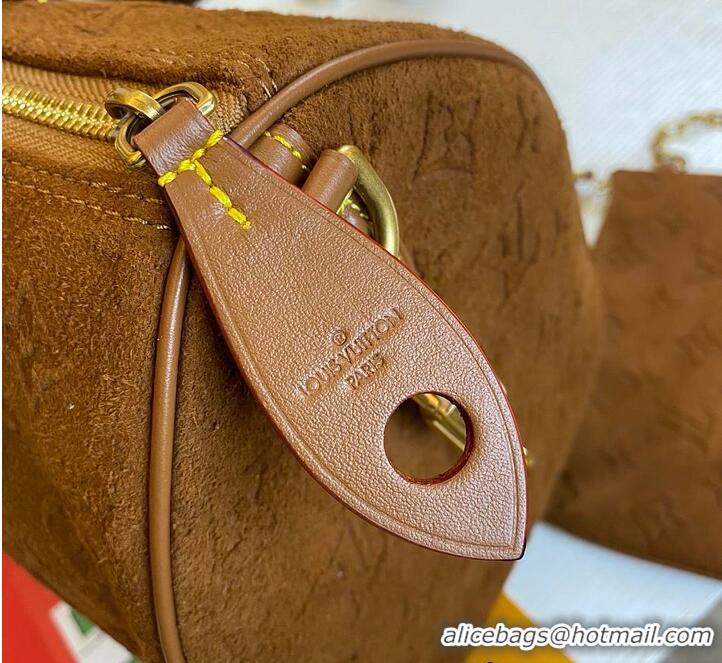 New Fashion Louis Vuitton Speedy P9 Bandoulière 30 Brown Cowhide Leather M28505 2026