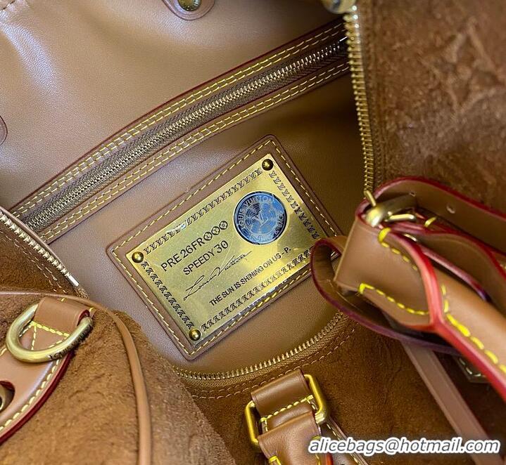 New Fashion Louis Vuitton Speedy P9 Bandoulière 30 Brown Cowhide Leather M28505 2026