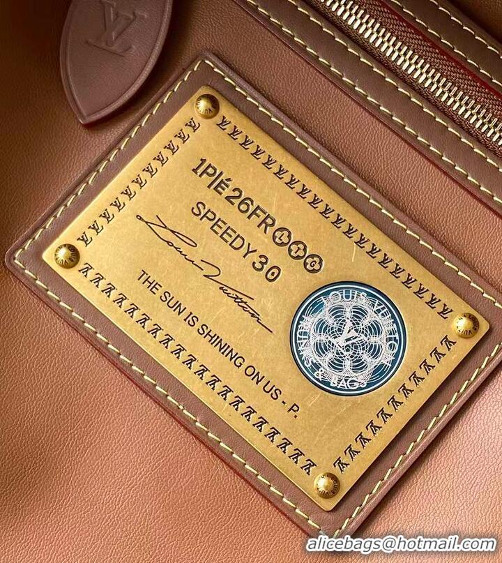 New Fashion Louis Vuitton Speedy P9 Bandoulière 30 Brown Cowhide Leather M28505 2026