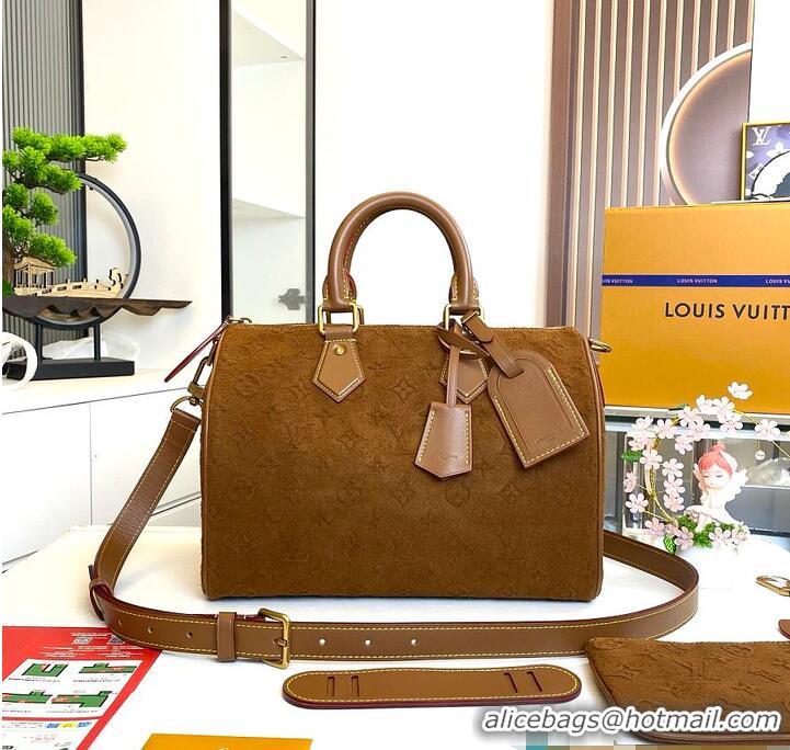 New Fashion Louis Vuitton Speedy P9 Bandoulière 30 Brown Cowhide Leather M28505 2026