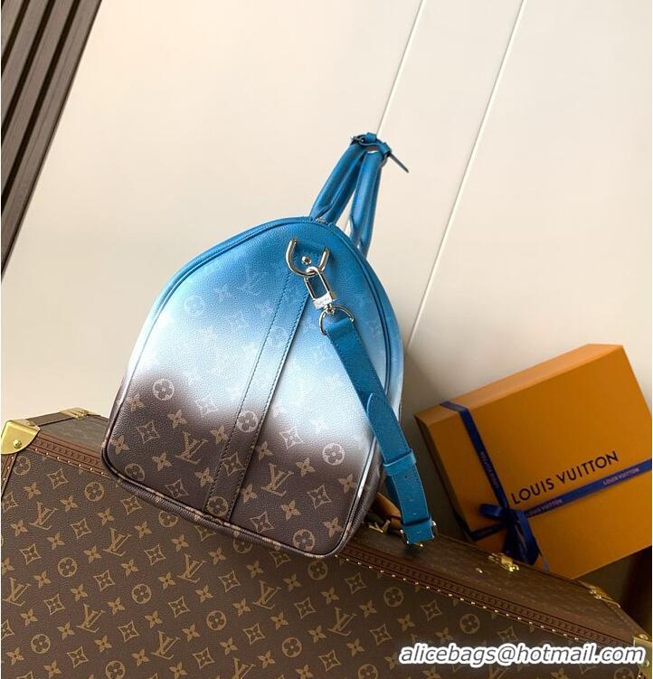 Shop Promotional Louis Vuitton Keepall Bandouliere 50 M28505 Blue 2026