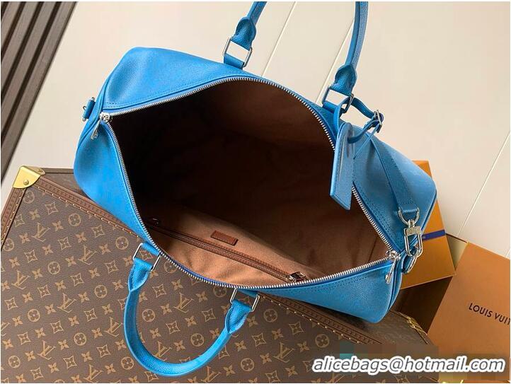 Shop Promotional Louis Vuitton Keepall Bandouliere 50 M28505 Blue 2026
