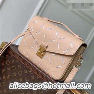 Reasonable Price Louis Vuitton Pochette Metis MM Hazelnut Couture M25682 2026