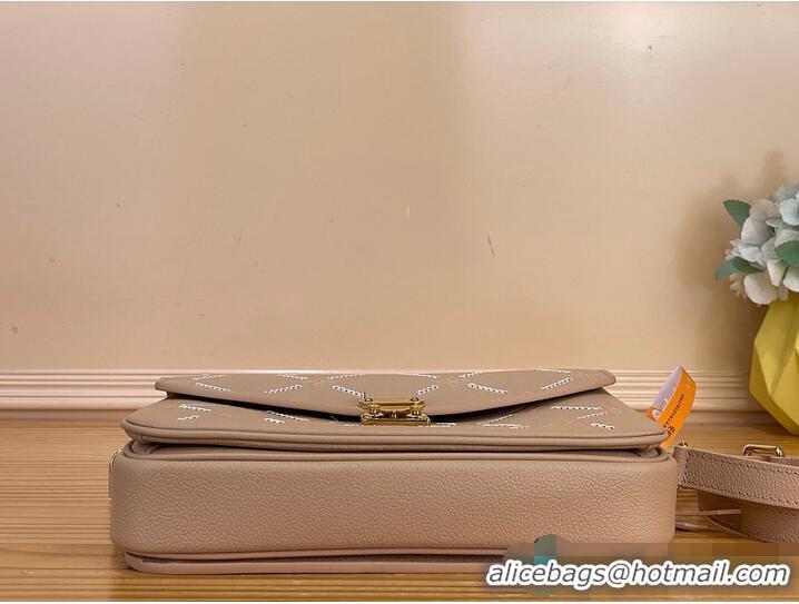 Reasonable Price Louis Vuitton Pochette Metis MM Hazelnut Couture M25682 2026