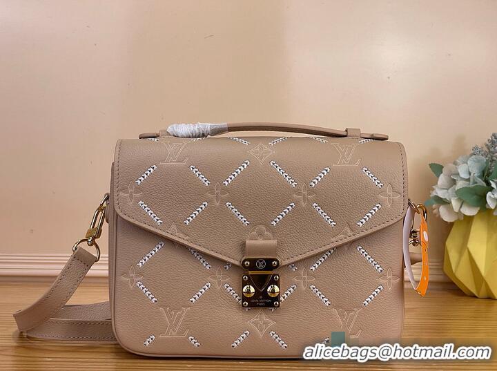 Reasonable Price Louis Vuitton Pochette Metis MM Hazelnut Couture M25682 2026