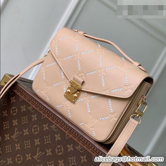 Reasonable Price Louis Vuitton Pochette Metis MM Hazelnut Couture M25682 2026