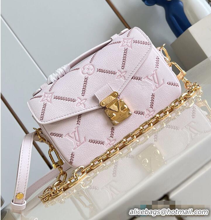 Super Quality Louis Vuitton Pochette Métis East West Light Bliss Couture M25683 2026
