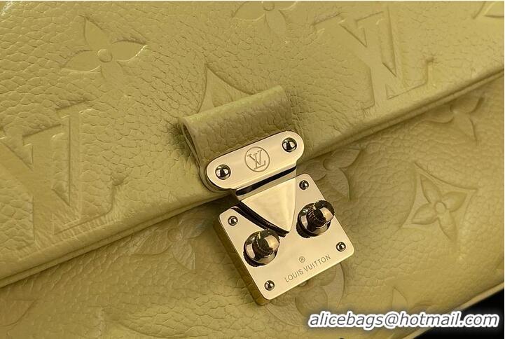 Best Quality Louis Vuitton Nano Madeleine Monogram Empreinte Leather M27043 Banana 2026