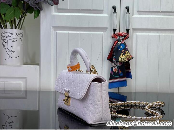 Discount Louis Vuitton Nano Madeleine Monogram Empreinte Leather M27043 Sweet Lavender