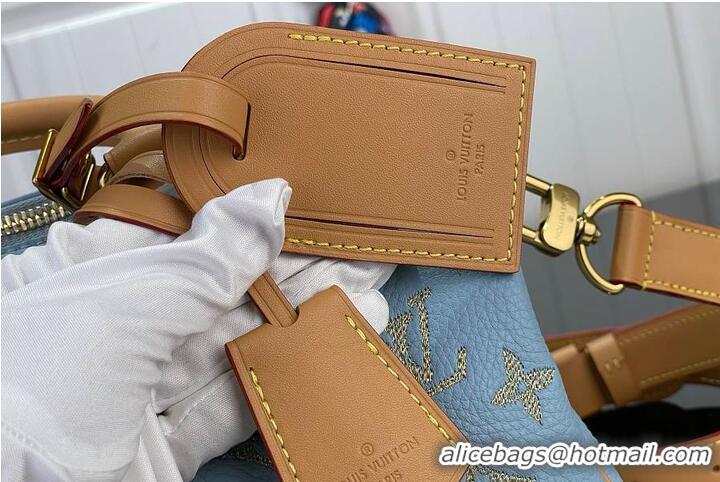 Buy Classic Louis Vuitton Speedy P9 Bandoulière 25 Golden Silk Blue M27047