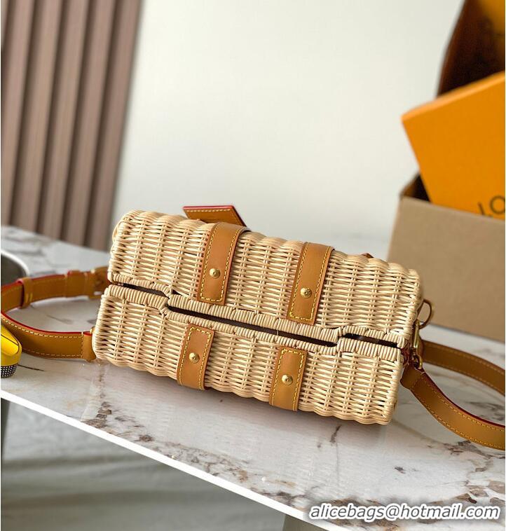 Trendy Design Louis Vuitton Keepall Bandoulière 25 Natural Beige Rattan M27054