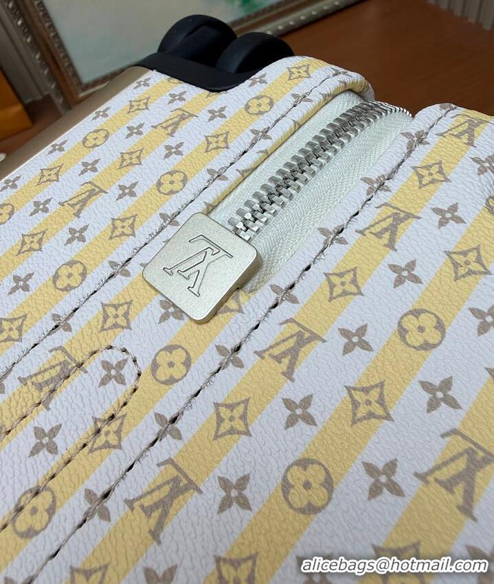 Buy New Cheap Louis Vuitton Horizon 55 Banana Yellow LV Stamp M27056