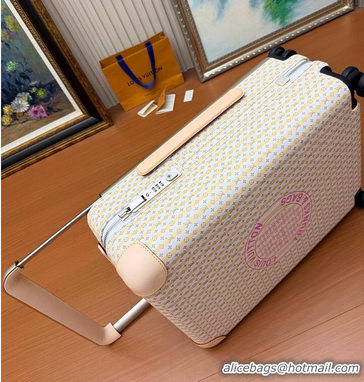 Buy New Cheap Louis Vuitton Horizon 55 Banana Yellow LV Stamp M27056