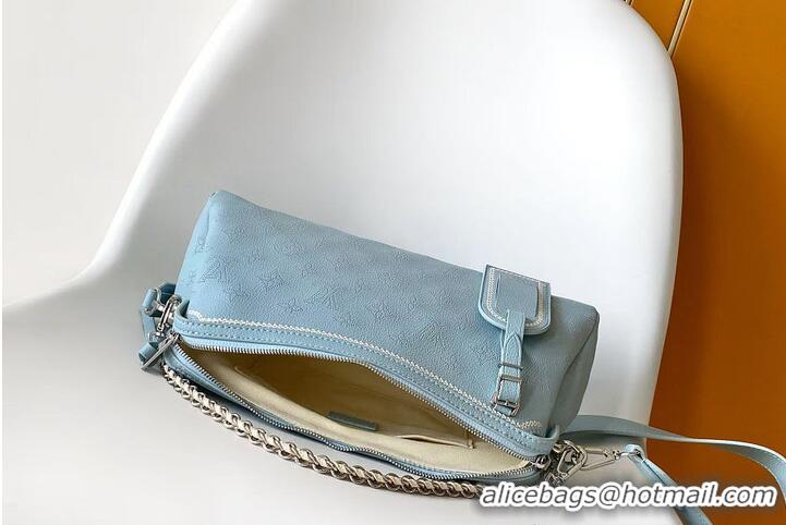 Original Cheap Louis Vuitton Mahina Couture Hand It All PM Bleu Olympe M27046