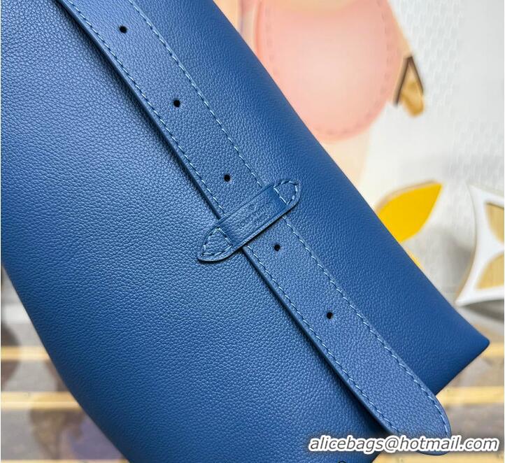 Most Popular Louis Vuitton Low Key Hobo MM Prussian Blue M27049 2026