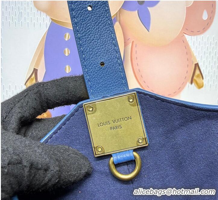 Most Popular Louis Vuitton Low Key Hobo MM Prussian Blue M27049 2026