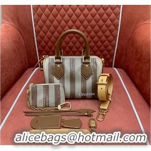 Well Crafted Louis Vuitton Speedy P9 Bandoulière 20 Camel Washed Stripes M27050 2026