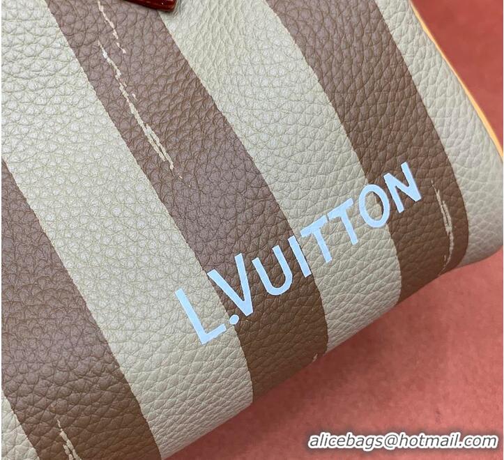 Well Crafted Louis Vuitton Speedy P9 Bandoulière 20 Camel Washed Stripes M27050 2026