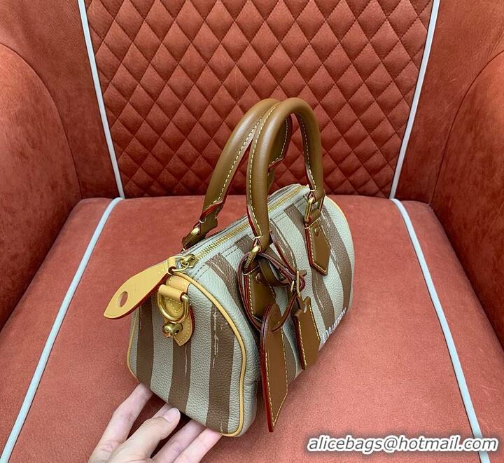Well Crafted Louis Vuitton Speedy P9 Bandoulière 20 Camel Washed Stripes M27050 2026