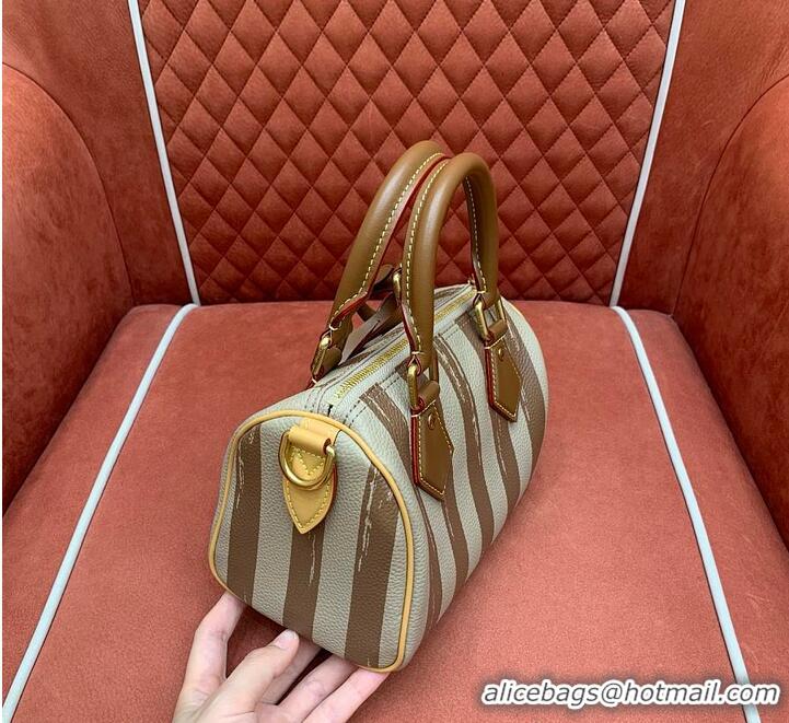 Well Crafted Louis Vuitton Speedy P9 Bandoulière 20 Camel Washed Stripes M27050 2026