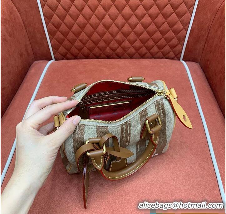 Well Crafted Louis Vuitton Speedy P9 Bandoulière 20 Camel Washed Stripes M27050 2026