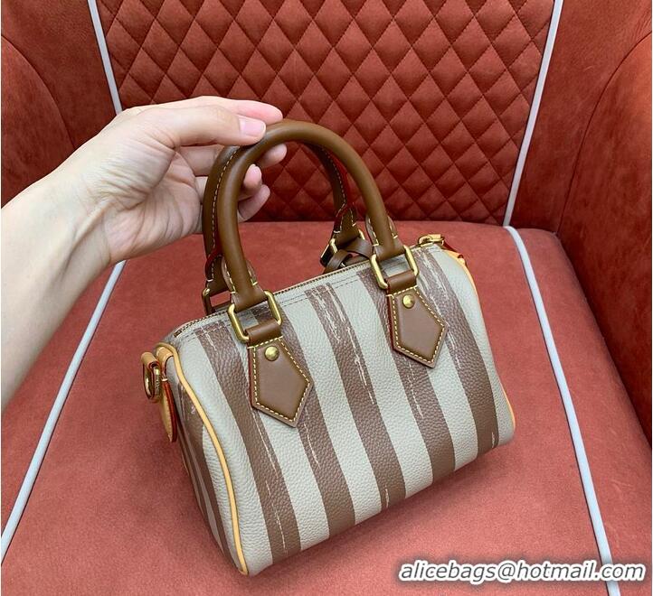 Well Crafted Louis Vuitton Speedy P9 Bandoulière 20 Camel Washed Stripes M27050 2026