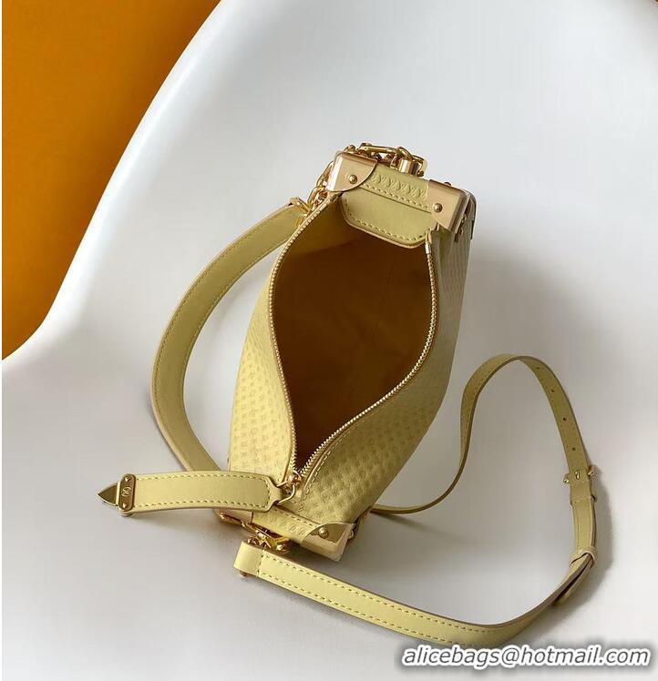 Luxury Fashion Louis Vuitton Side Trunk MM Banane Calfskin leather M27051 2026