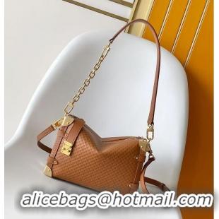 Buy Fashionable Louis Vuitton Side Trunk MM Noisette Calfskin leather M27051 2026