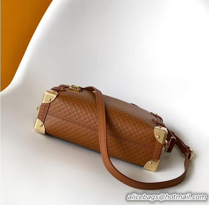 Buy Fashionable Louis Vuitton Side Trunk MM Noisette Calfskin leather M27051 2026