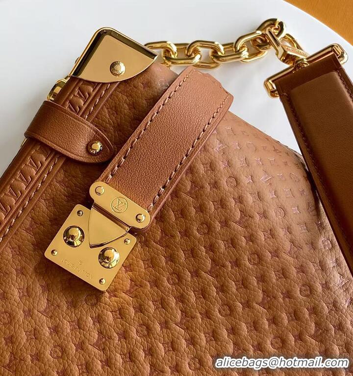 Buy Fashionable Louis Vuitton Side Trunk MM Noisette Calfskin leather M27051 2026