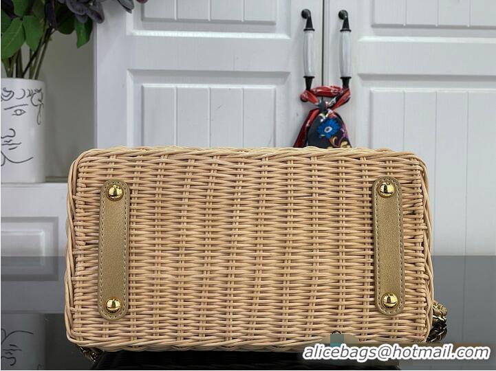 Original Cheap Louis Vuitton Capucines BB Gold Rattan and cowhide leather M27064