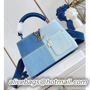 Grade Quality Louis Vuitton Capucines BB Blue Denim M27065