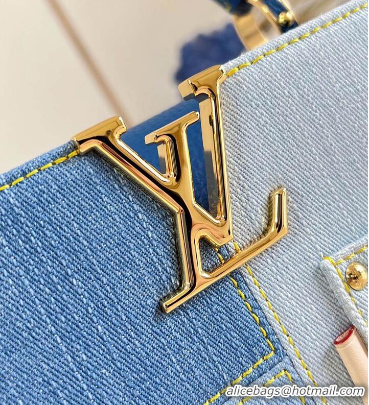 Grade Quality Louis Vuitton Capucines BB Blue Denim M27065