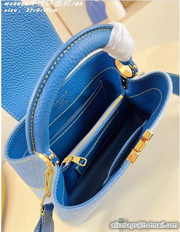 Grade Quality Louis Vuitton Capucines BB Blue Denim M27065
