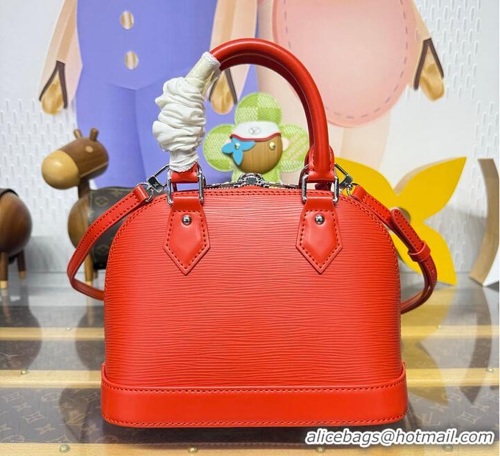 New Release Creation Louis Vuitton Alma BB Epi Rainbow California M28902 Orange