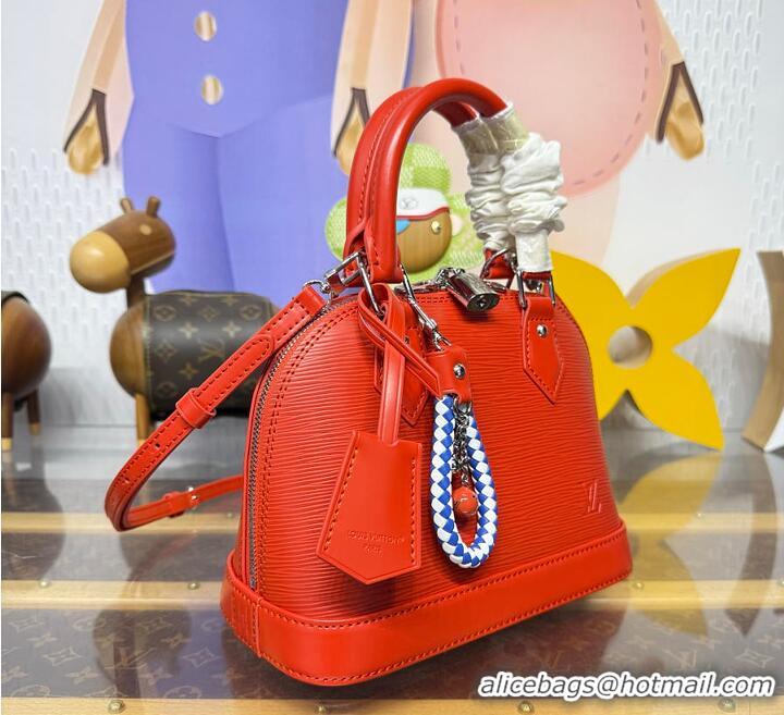New Release Creation Louis Vuitton Alma BB Epi Rainbow California M28902 Orange