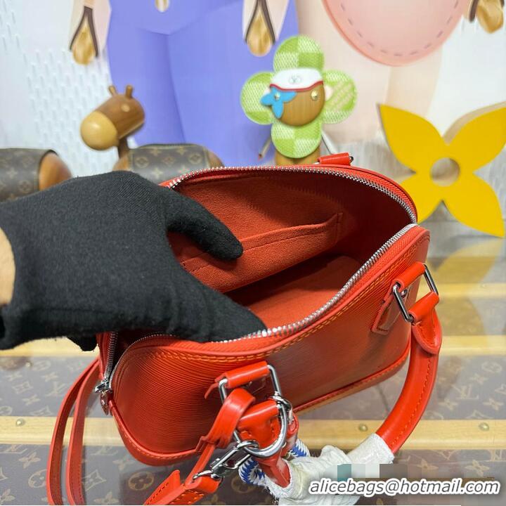 New Release Creation Louis Vuitton Alma BB Epi Rainbow California M28902 Orange