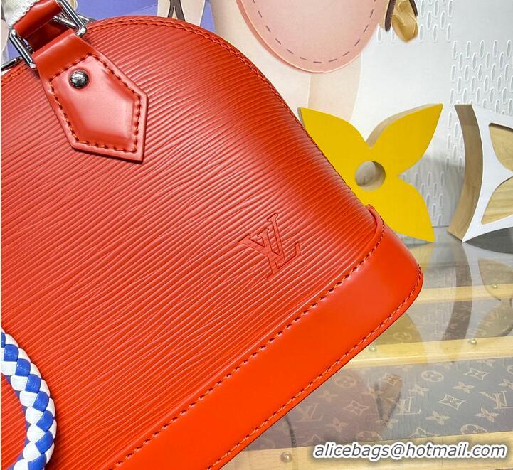 New Release Creation Louis Vuitton Alma BB Epi Rainbow California M28902 Orange
