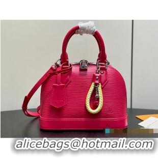 Free Shipping Discount Louis Vuitton Alma BB Epi Rainbow Rose Miami M28902