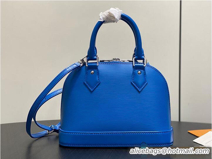 Top Grade Louis Vuitton Alma BB Epi Rainbow Ocean Blue M28902